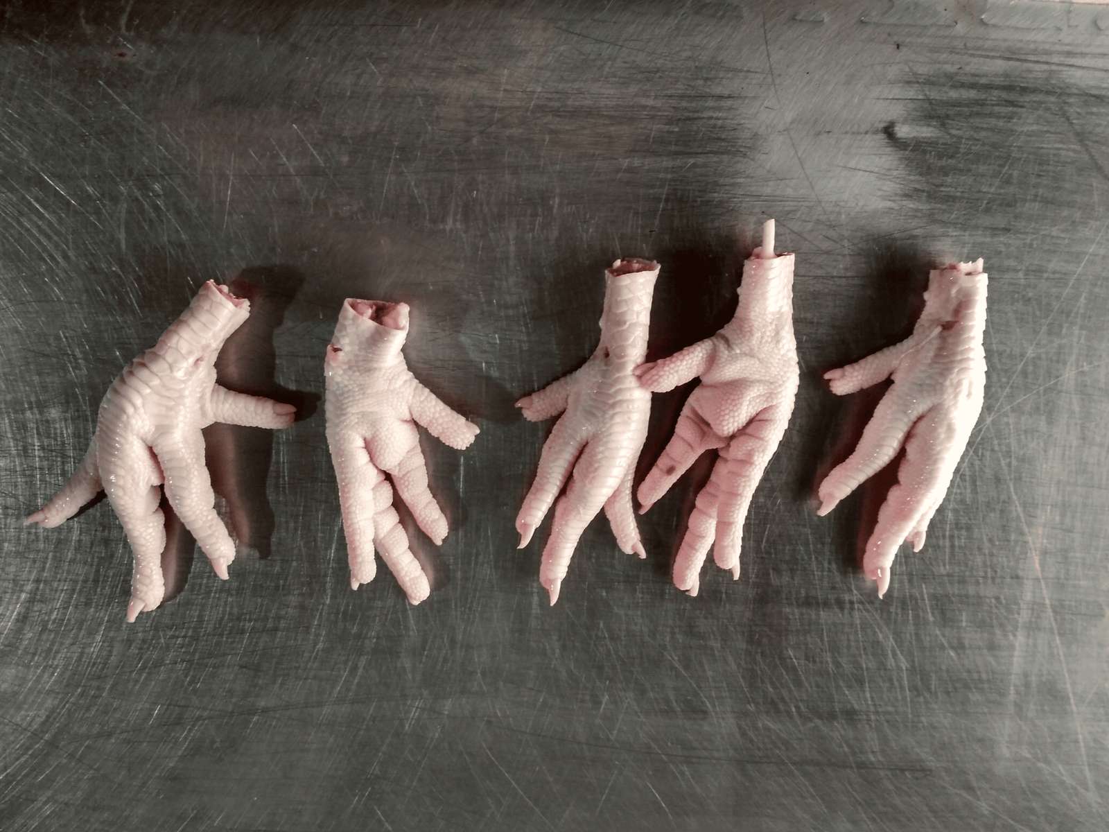 Chicken paws to China