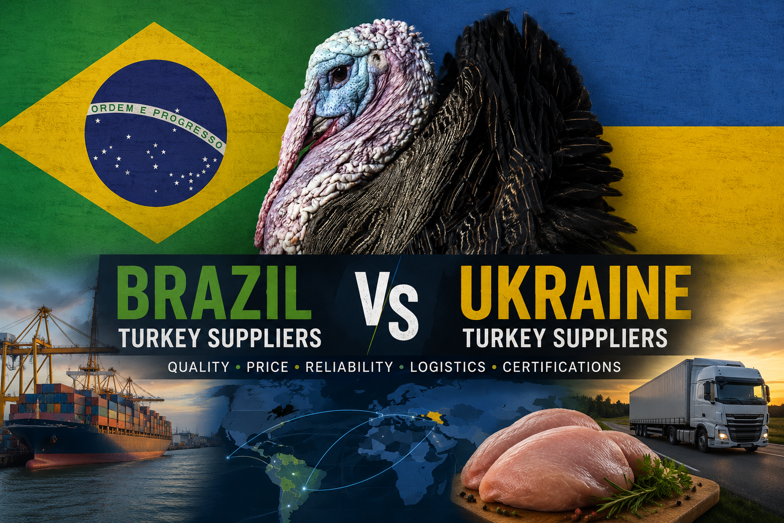 Ukraine vs Brazil Turkey Suppliers