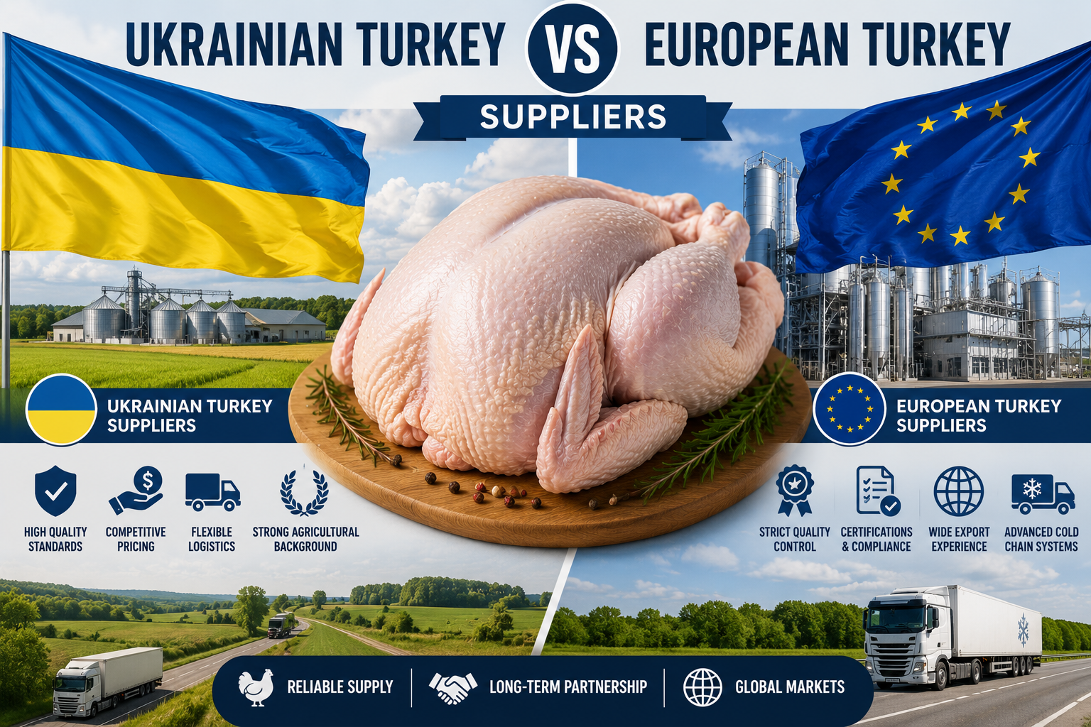 Ukrainian Turkey vs European Turkey Supplkiers